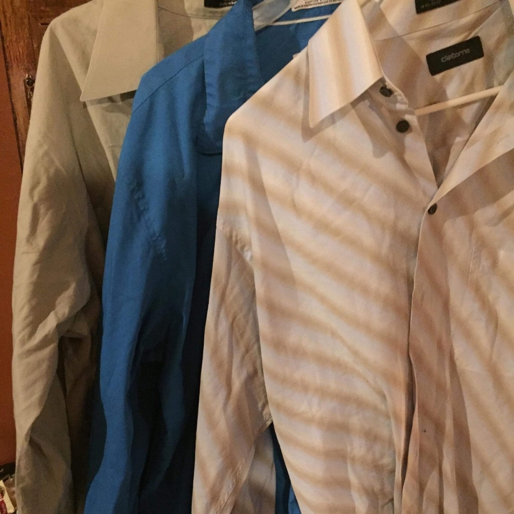 3 Calvin Klein Dress shirts